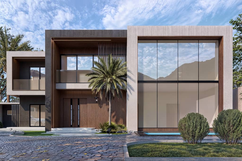 Villa contemporaine — architecture